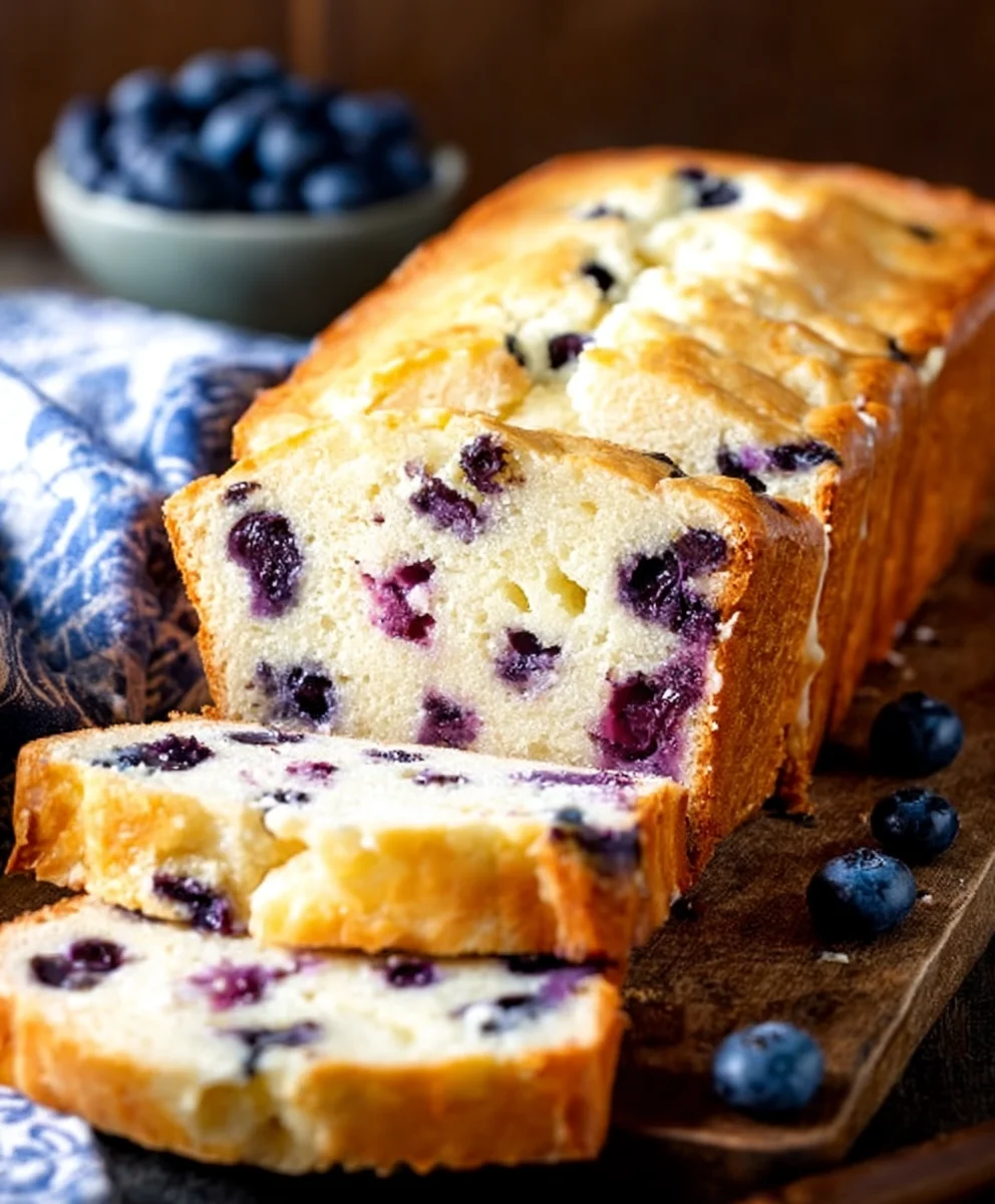 Blueberry Cream Cheese Loaf - Easy & Delicious Recipe