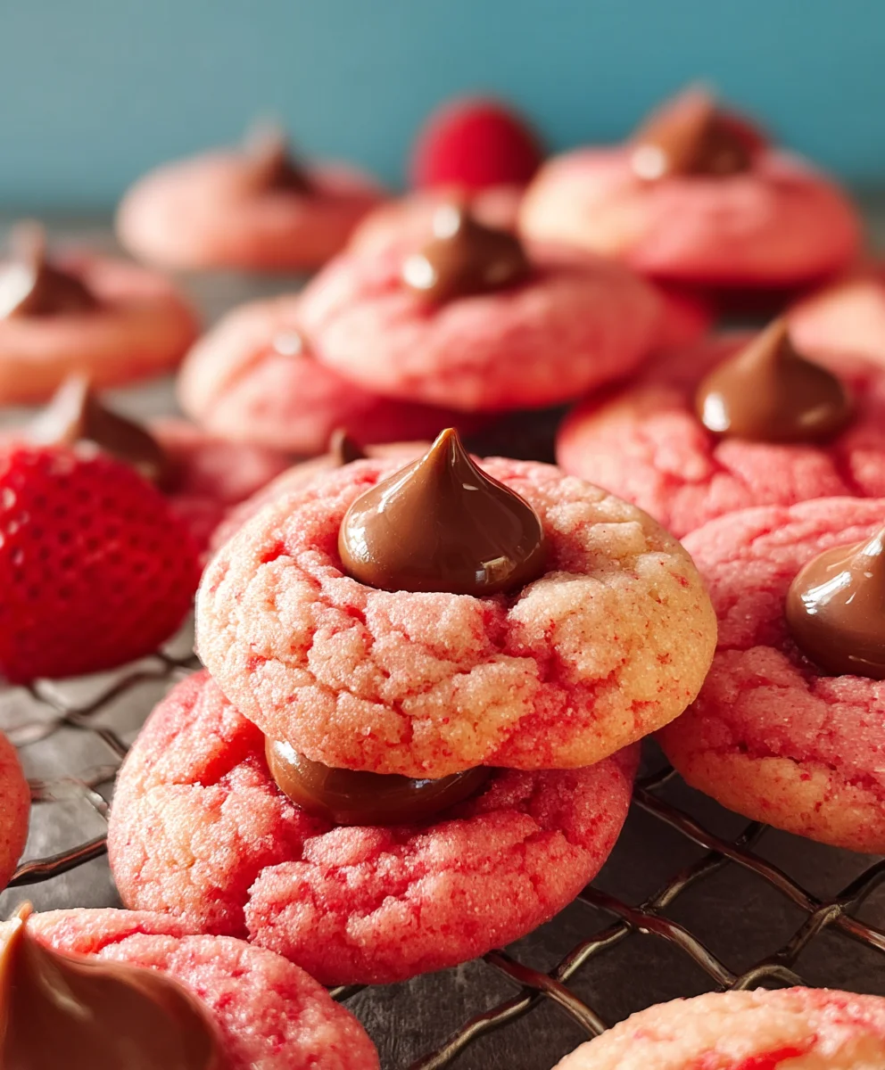 Strawberry Kiss Cookies - Easy & Delicious Recipe