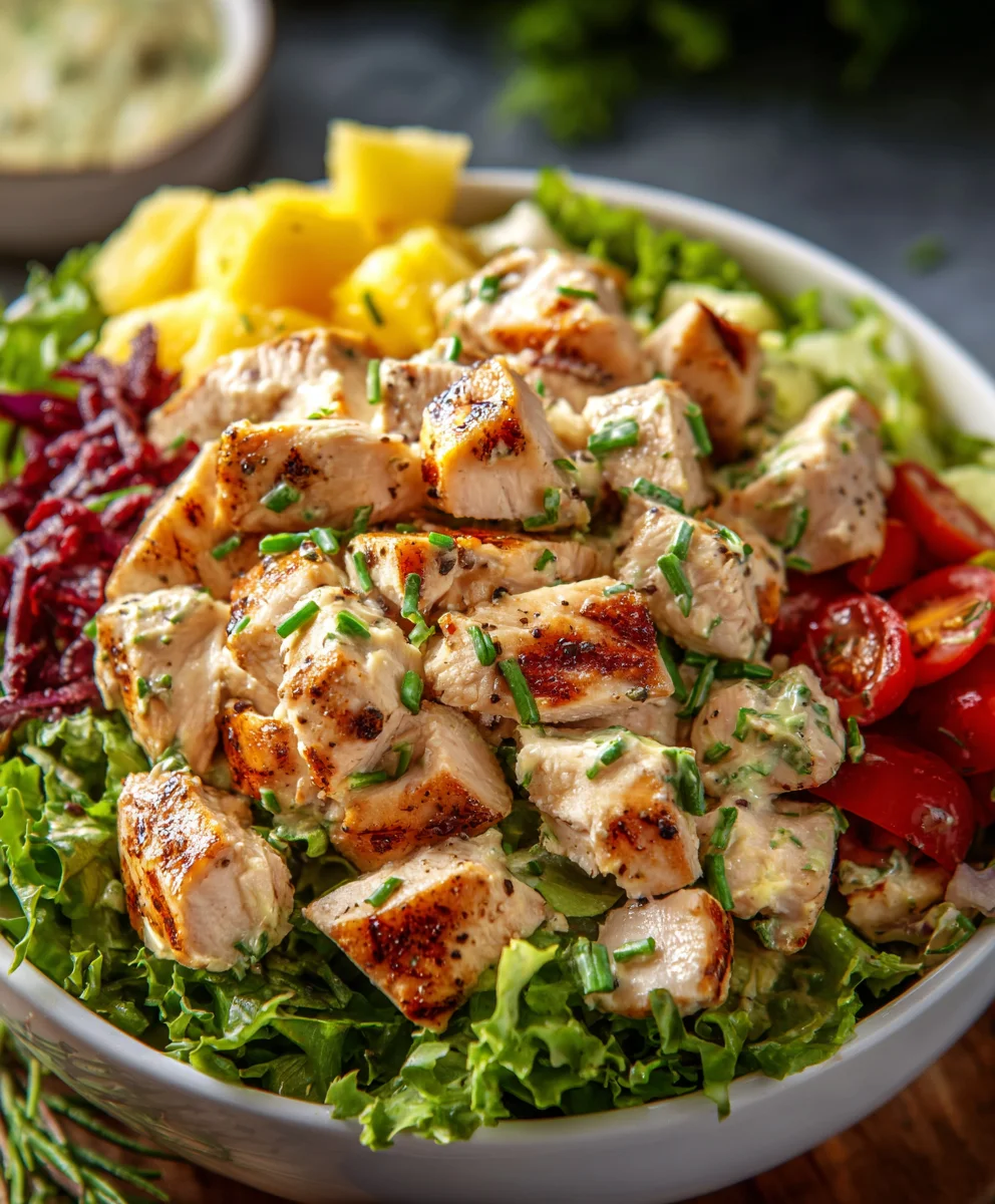 Hawaiian Chicken Salad - Gluten-Free Whole Health