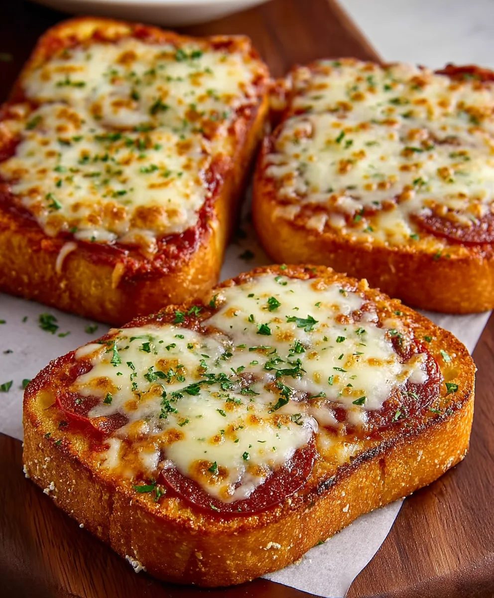 Texas Toast Garlic Bread Pizza Recipe-Easy & Delicious