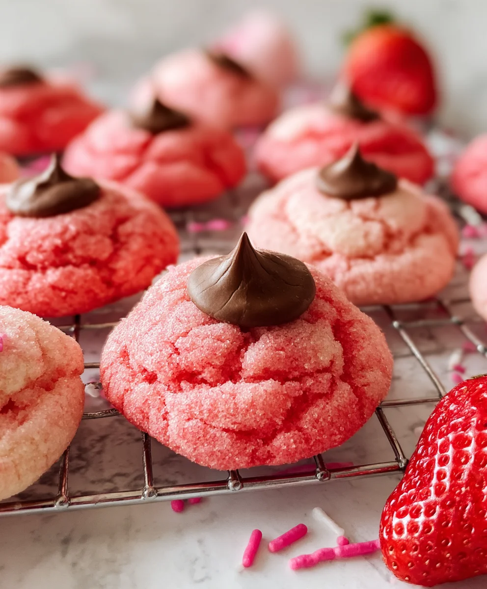 Strawberry Kiss Cookies - Easy & Delicious Recipe