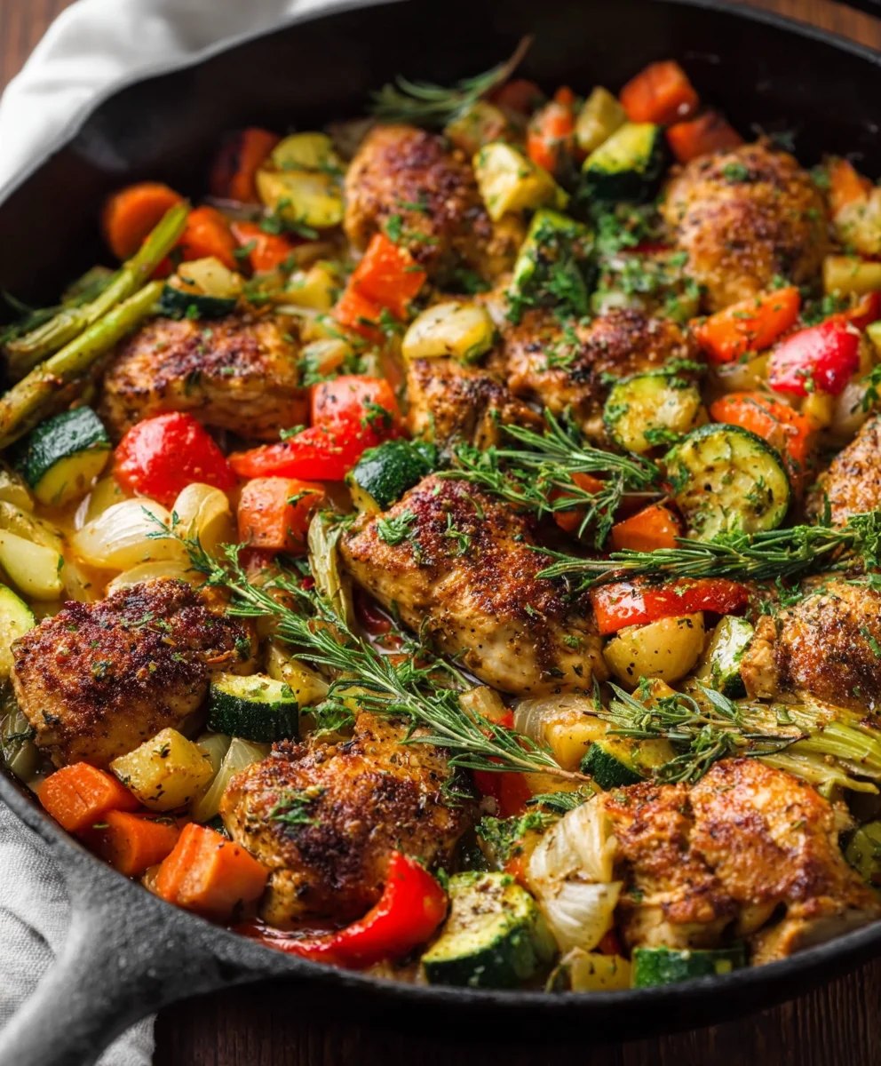One Pot Beef and Veggies Skillet - Healthy Low Carb