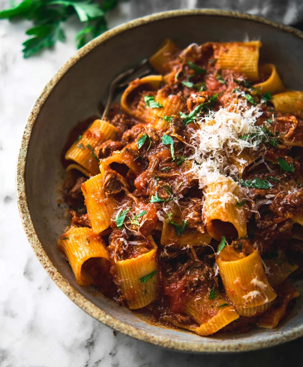 Easy Beef Ragu Pasta Recipe - Hearty Tomato Sauce