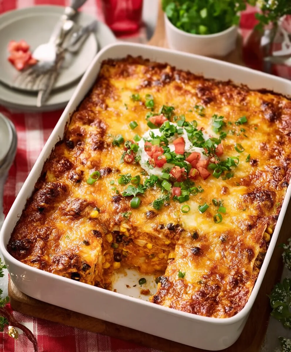 Easy Veggie Mexican Lasagna-Flavorful Layers