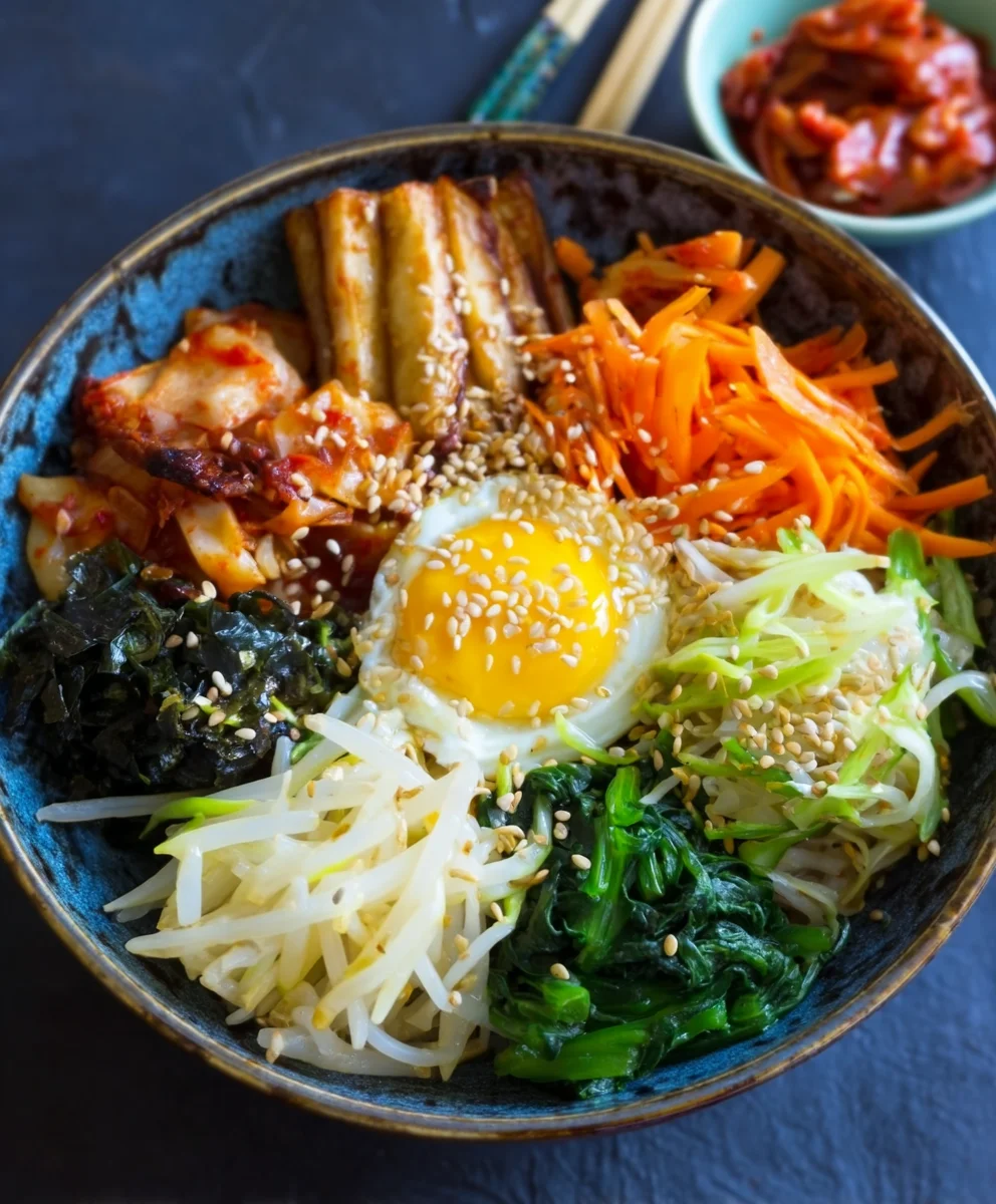 Easy Vegan Bibimbap Recipe - Flavorful Korean Bowl