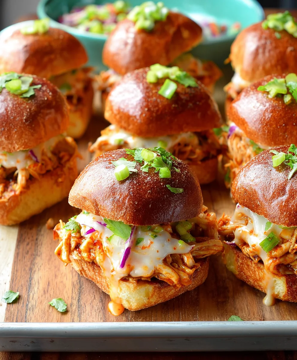 Easy Bang Bang Chicken Sliders - Spicy & Quick