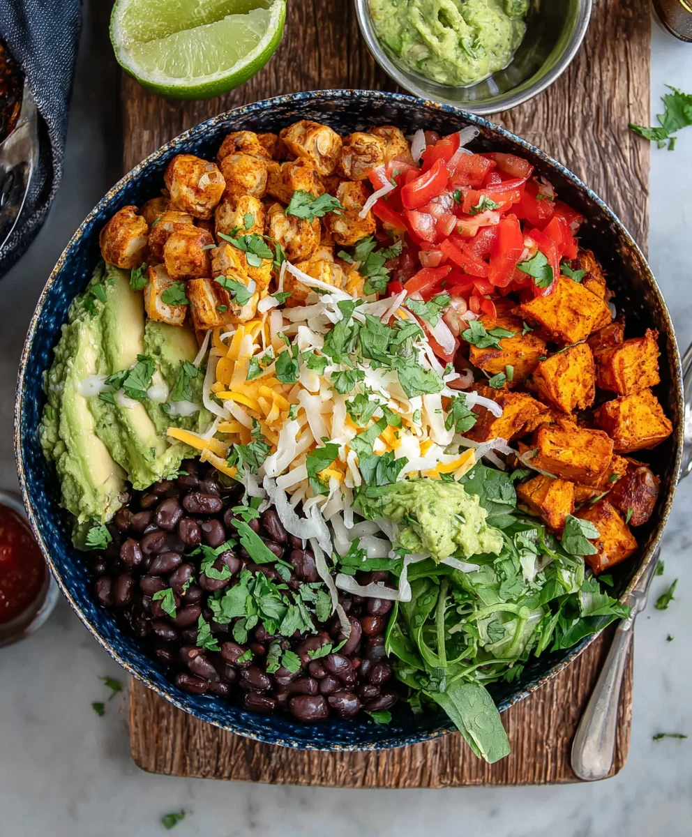 Vegan Black Bean Sweet Potato Bowl-GF