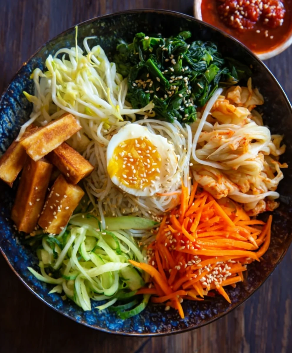 Easy Vegan Bibimbap Recipe - Flavorful Korean Bowl