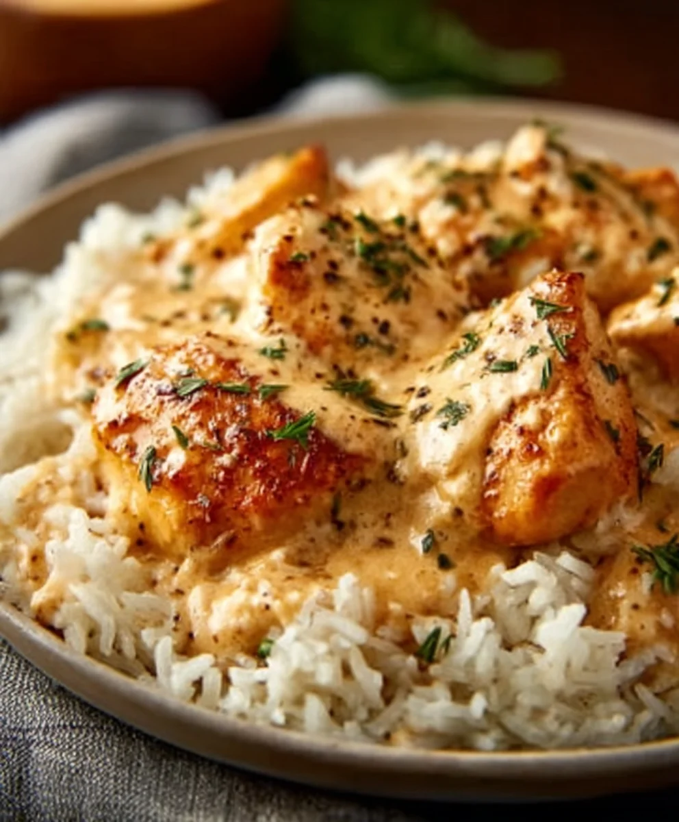 Best Smothered Chicken and Rice - Easy Comfort Food