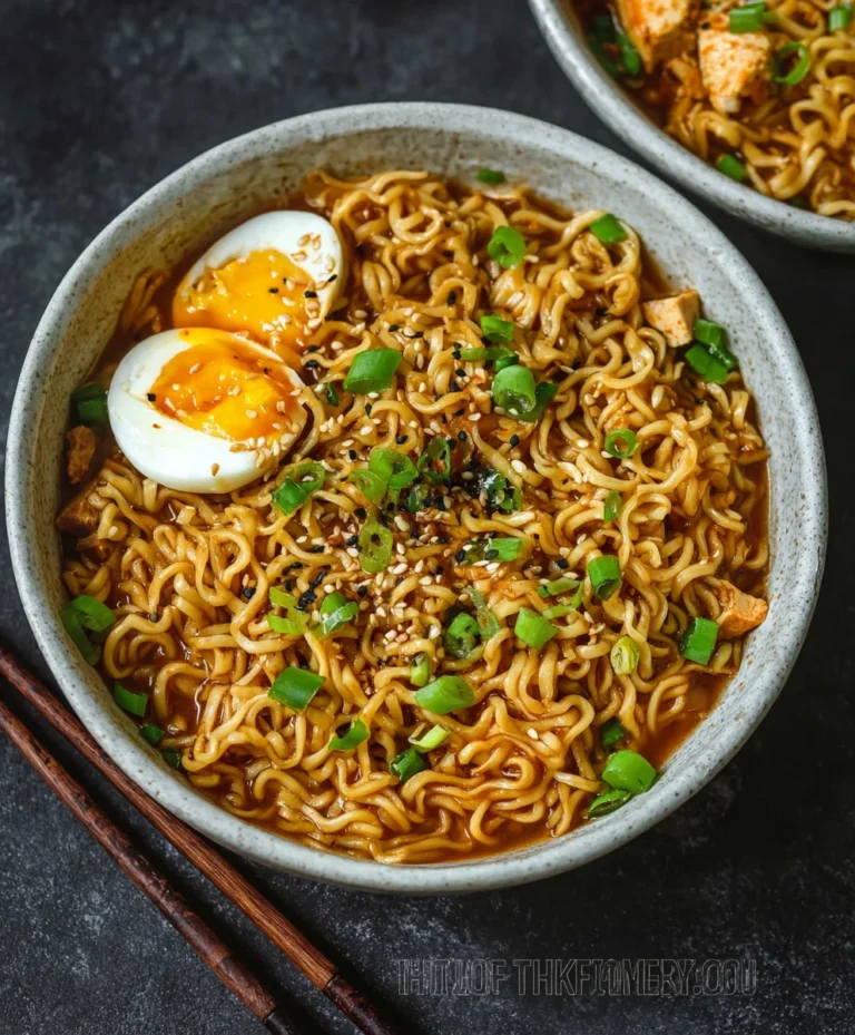Easy Saucy Beef Ramen Noodles Recipe