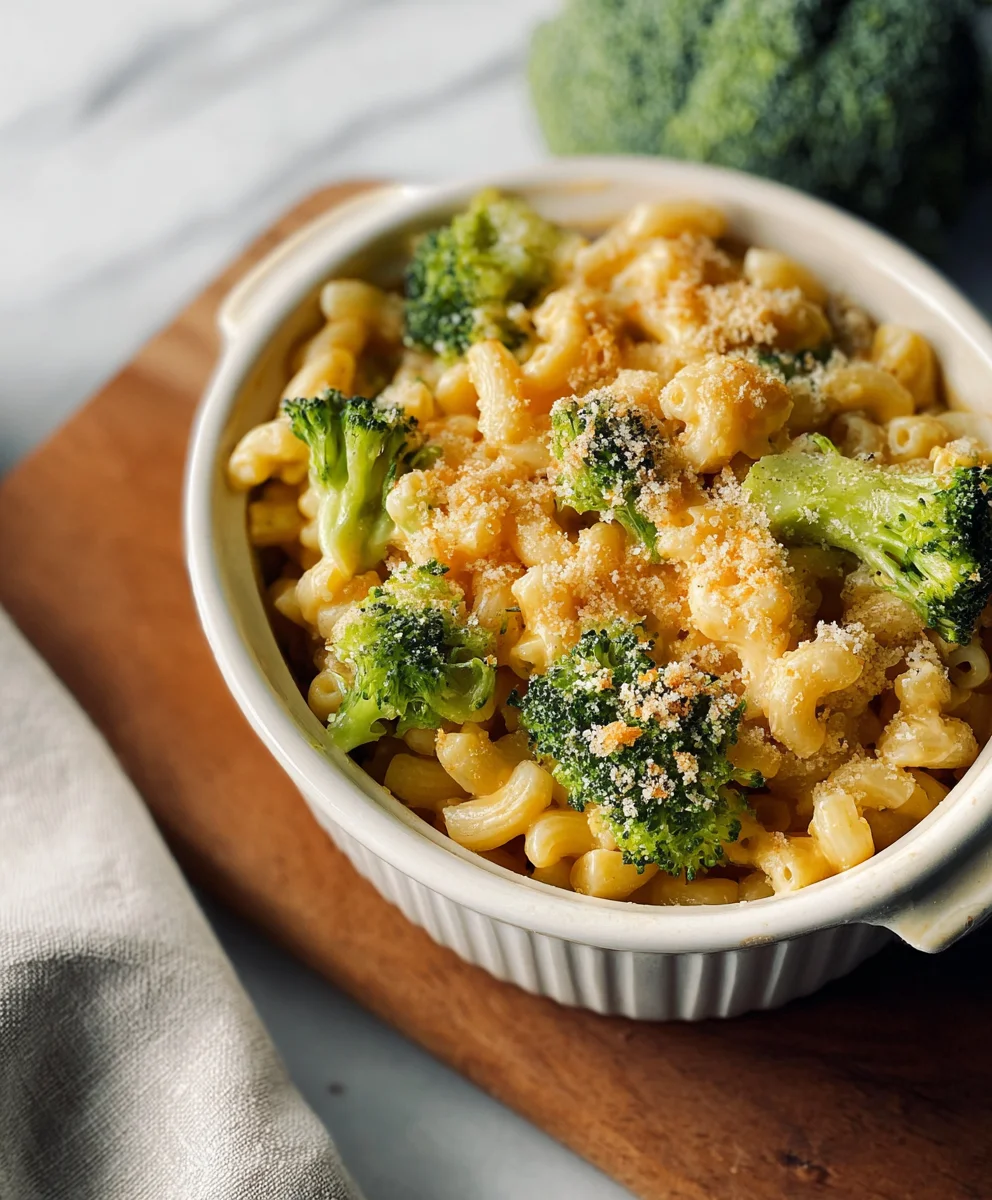 Healthy Broccoli Mac and Cheese - One Pot Wonder