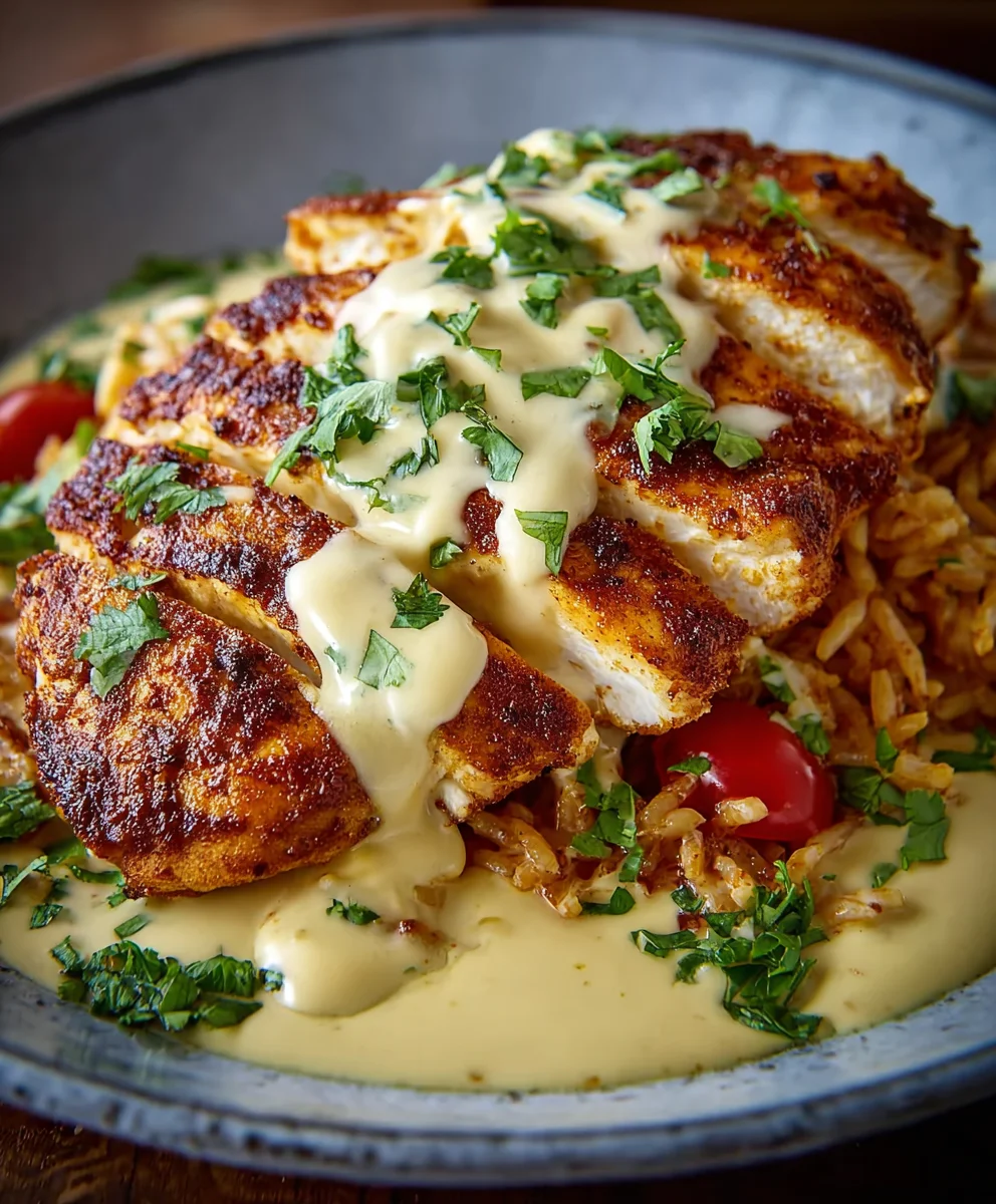 Spicy Mexican Chicken Cheese Sauce Recipe-Easy Dinner