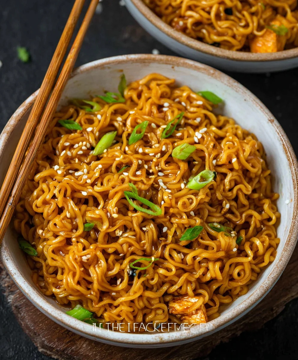 Easy Saucy Beef Ramen Noodles Recipe