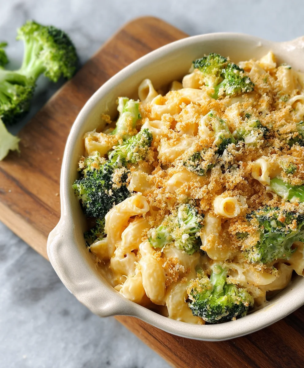 Healthy Broccoli Mac and Cheese - One Pot Wonder