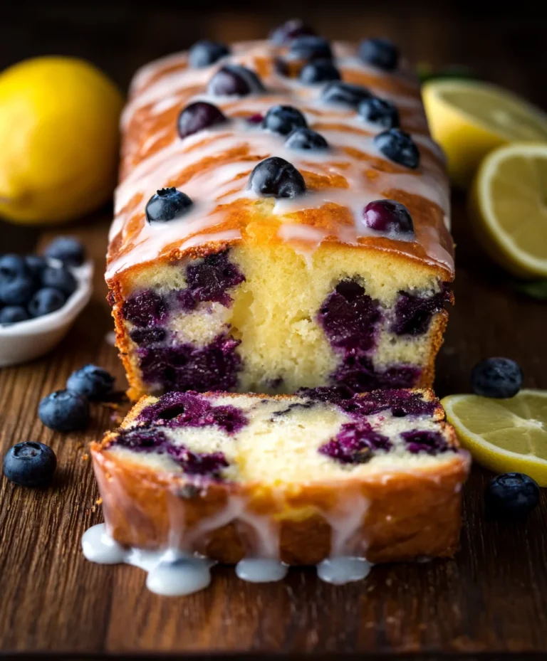 Lemon Blueberry Yogurt Loaf – Easy Moist Quick Bread