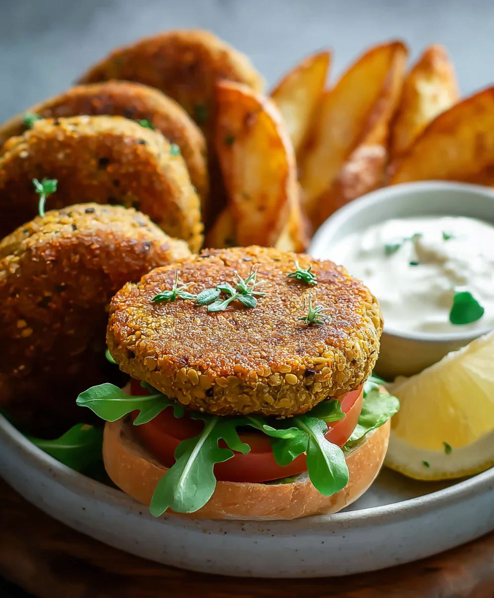 Easy Lentil Burgers Quick Simple Flavorful Recipe