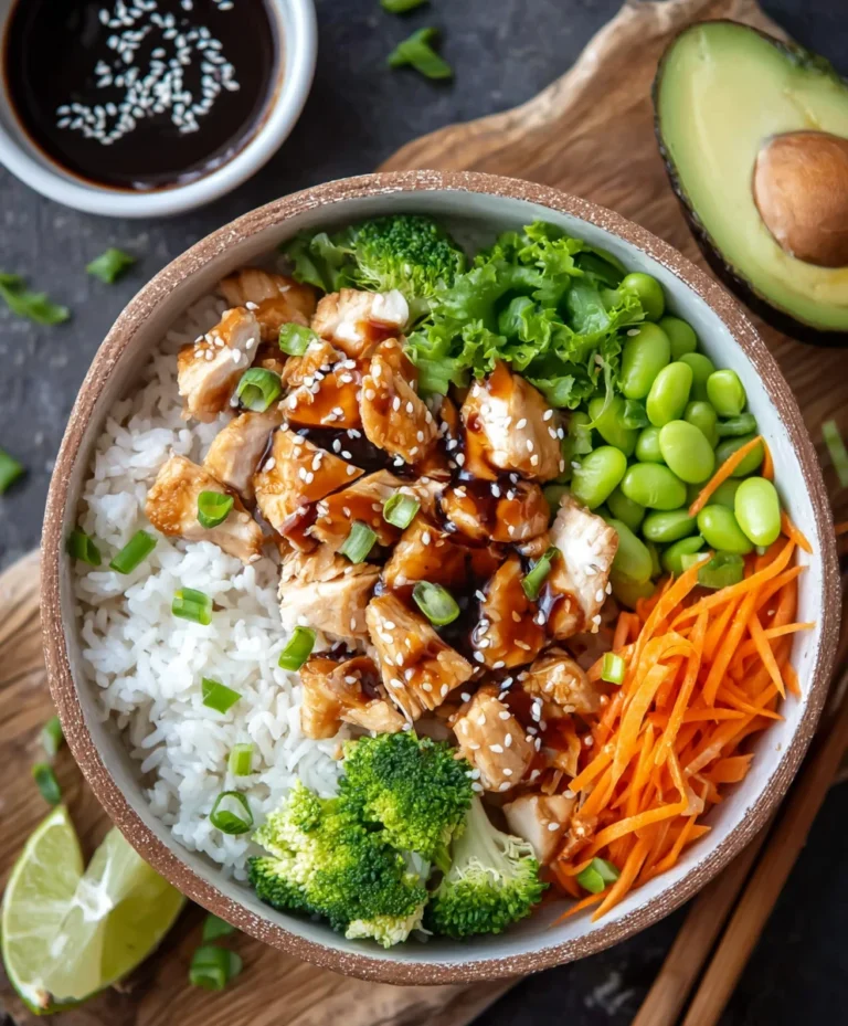 Easy Teriyaki Chicken Rice Bowl Recipe