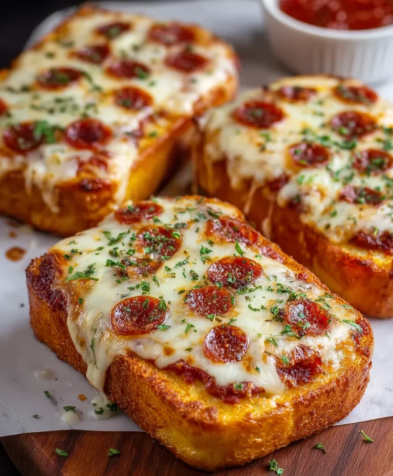 Texas Toast Garlic Bread Pizza Recipe-Easy & Delicious
