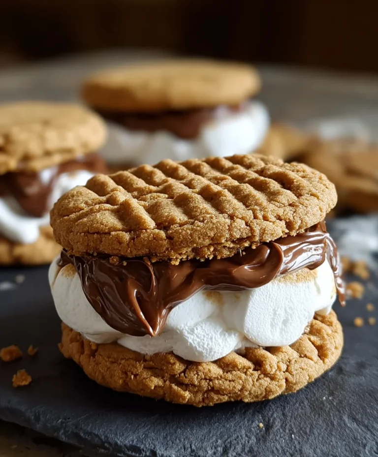 Peanut Butter S’mores Cookies – Gooey & Delicious