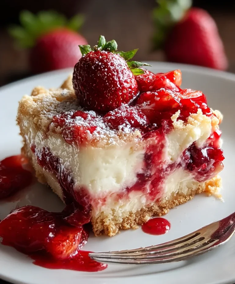 Easy Strawberry Cheesecake Dump Cake Recipe