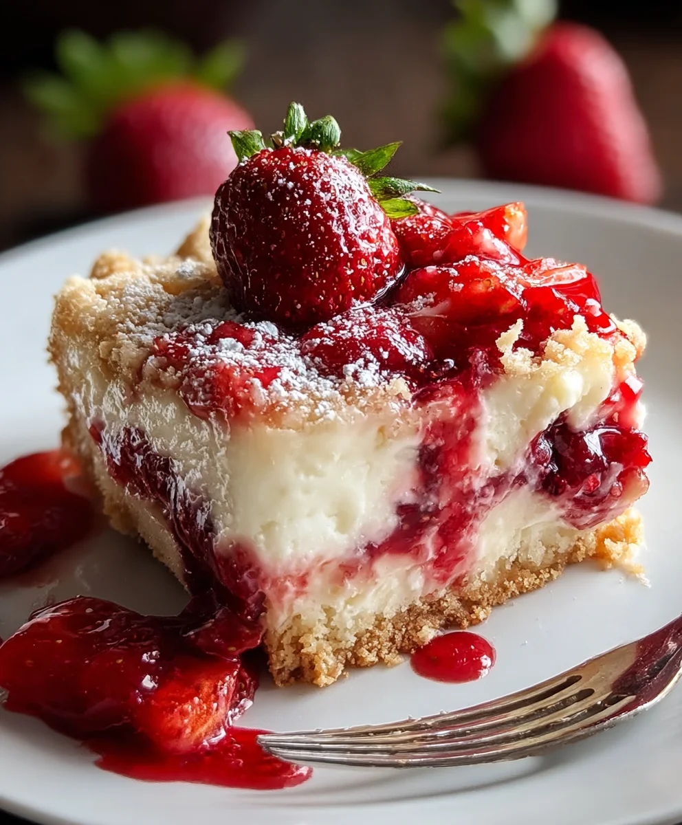 Easy Strawberry Cheesecake Dump Cake Recipe