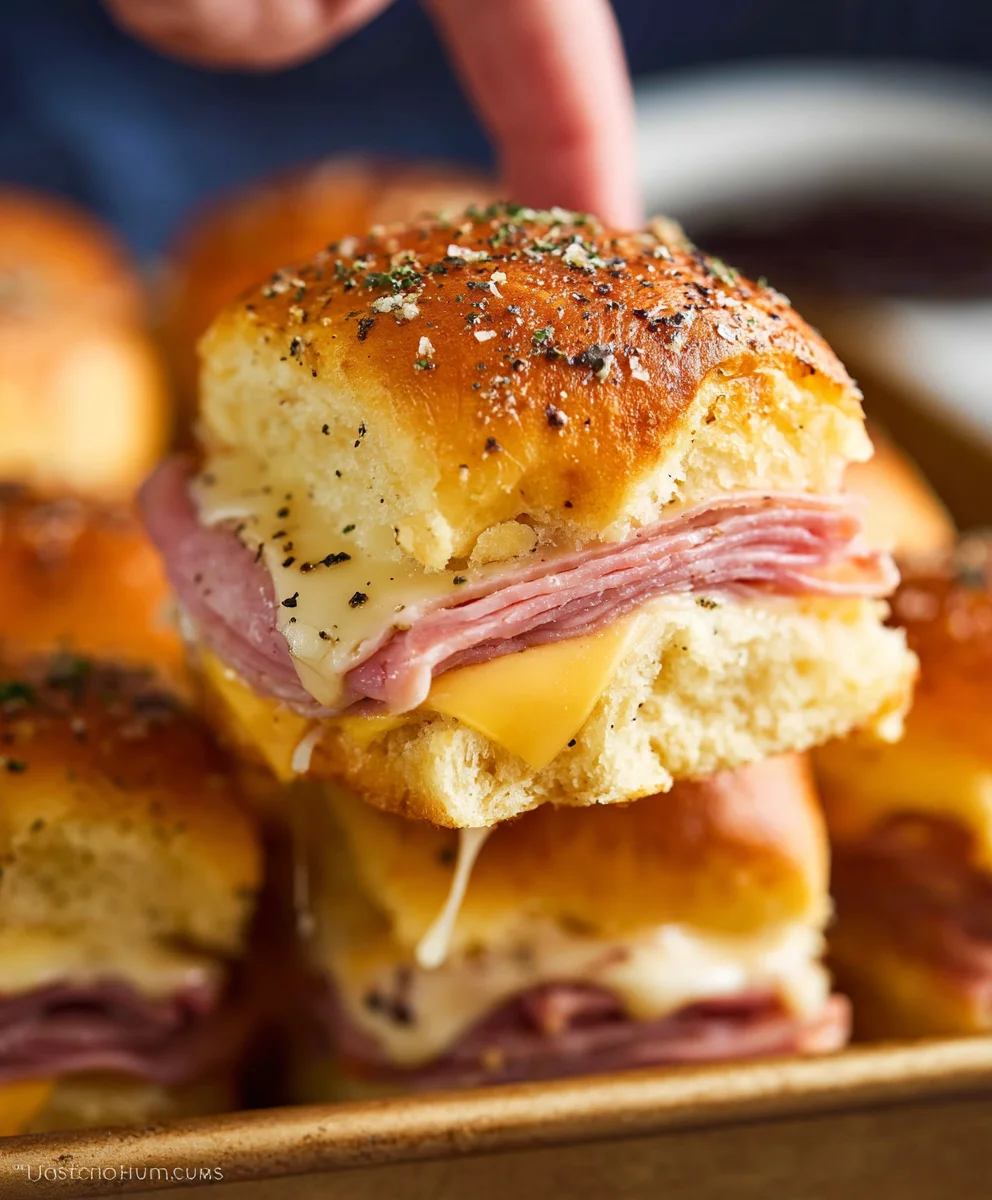 Beef Beef Ham and Cheese Sliders Recipe