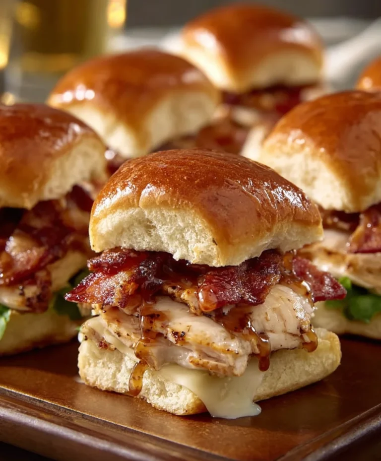 Maple Chicken Beef Beef Bacon Sliders-Easy Flavor
