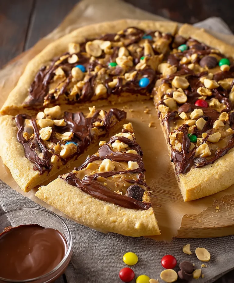 Decadent Chocolate Peanut Butter Pizza Recipe