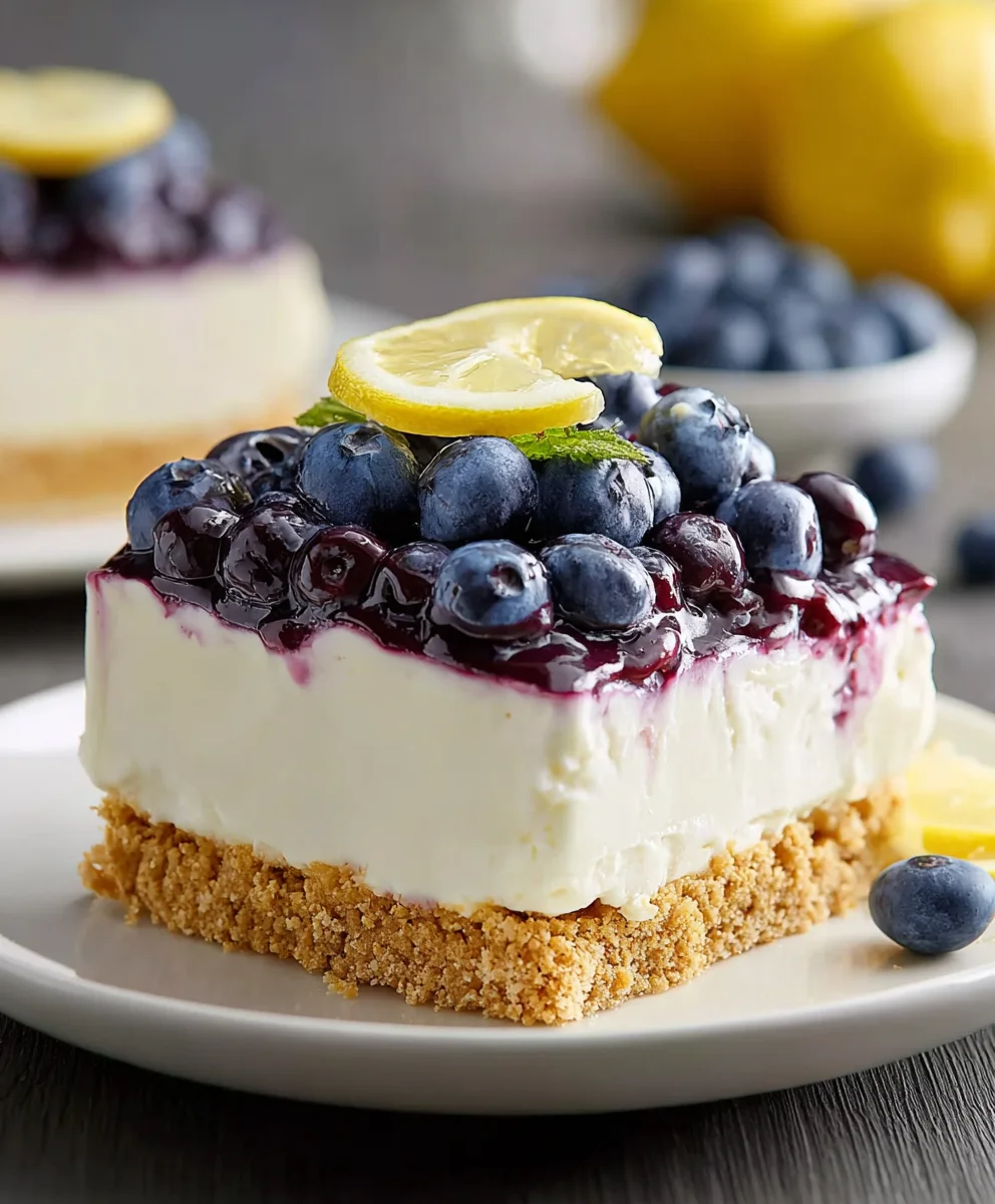 Lemon Blueberry Delight Recipe-Easy & Delicious