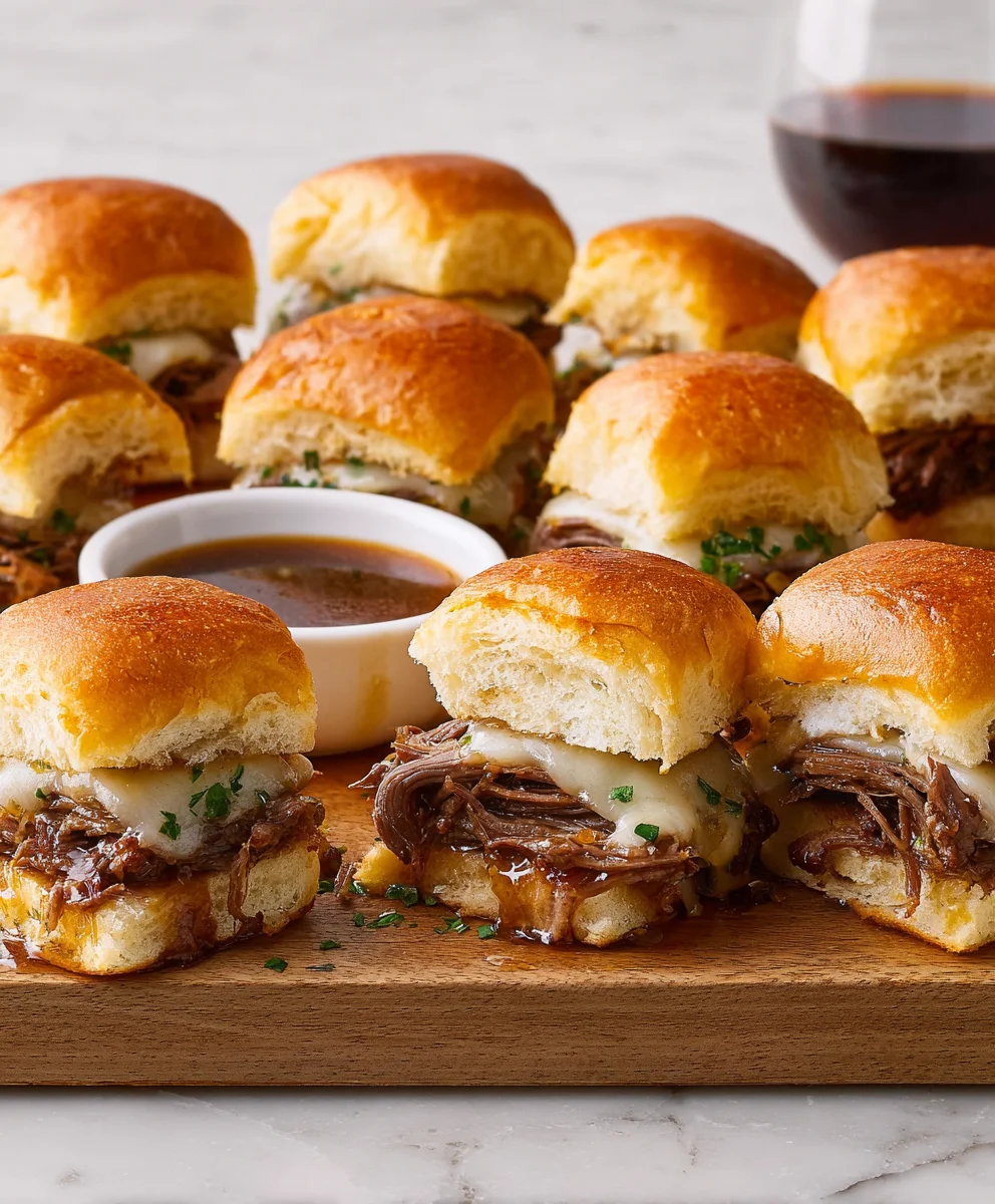 Easy French Dip Sliders Recipe - Delicious Beef