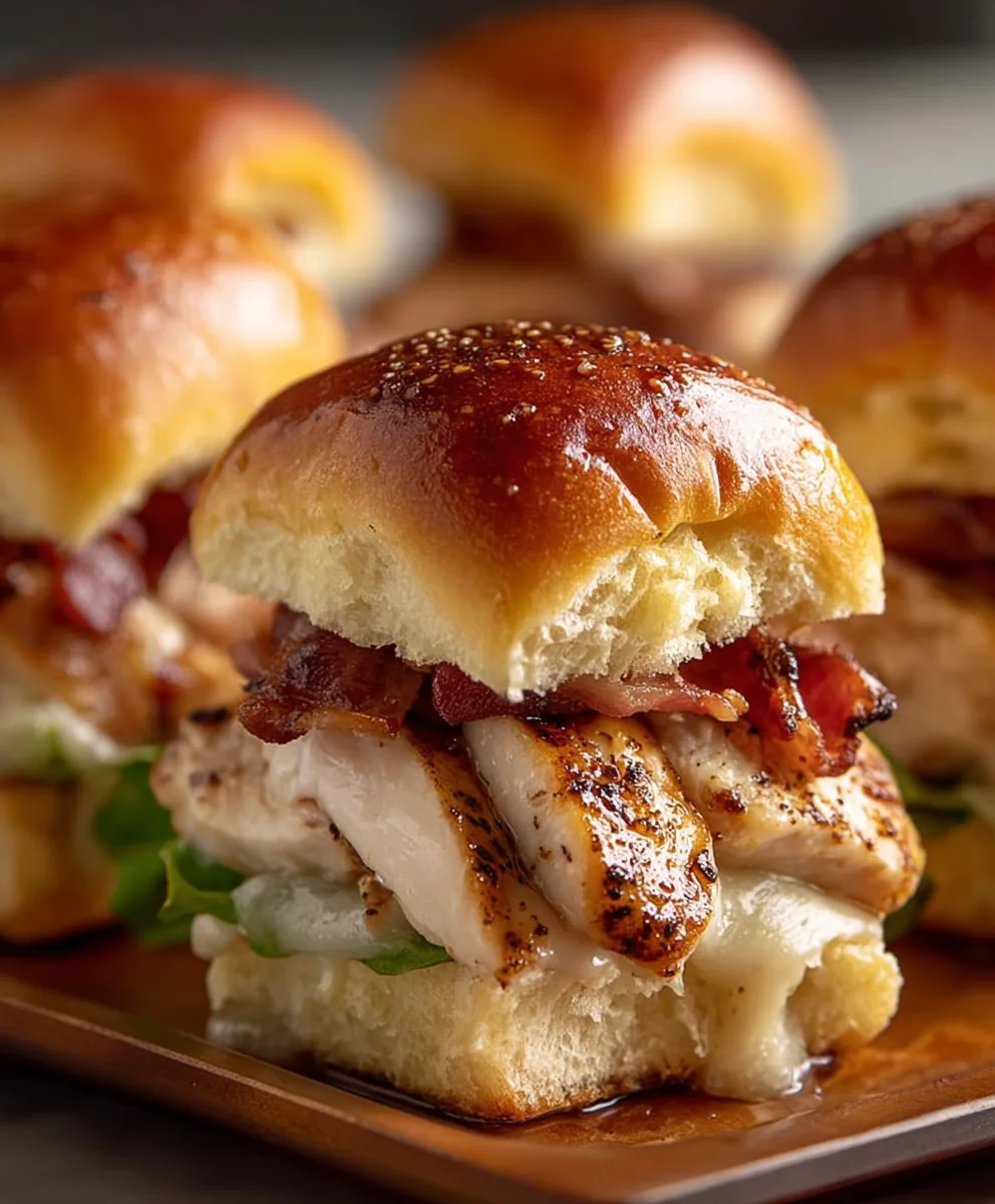 Maple Chicken Beef Beef Bacon Sliders-Easy Flavor
