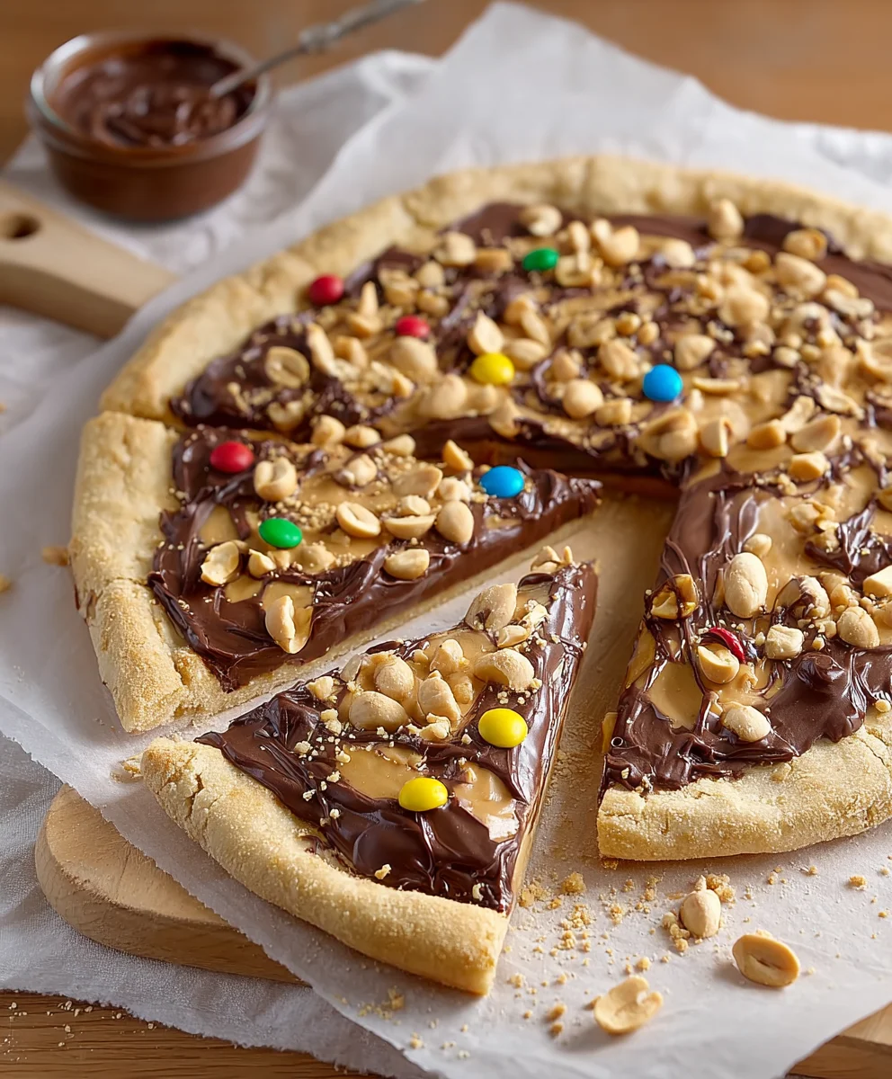 Decadent Chocolate Peanut Butter Pizza Recipe