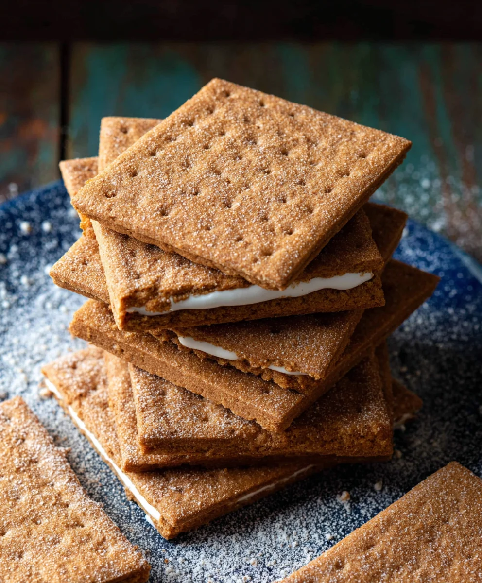 Sourdough Graham Crackers - Crispy Savory Bites