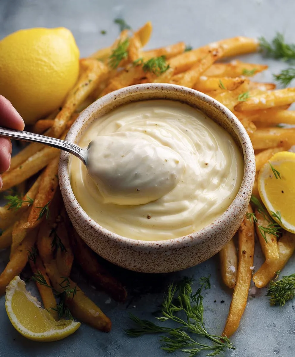 Easy Homemade Aioli Recipe - Creamy Garlic Sauce