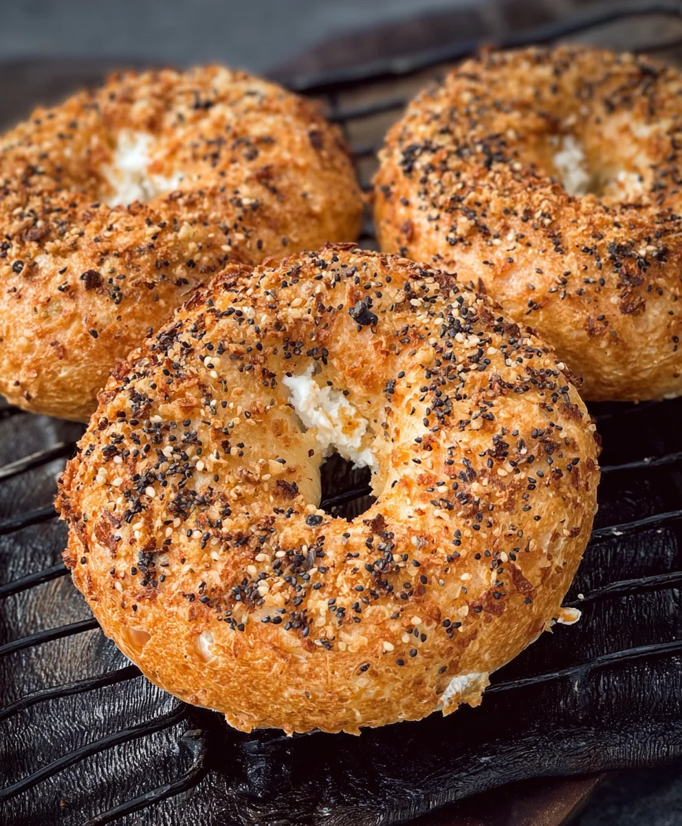 Protein Bagels - Delicious Cottage Cheese Topping