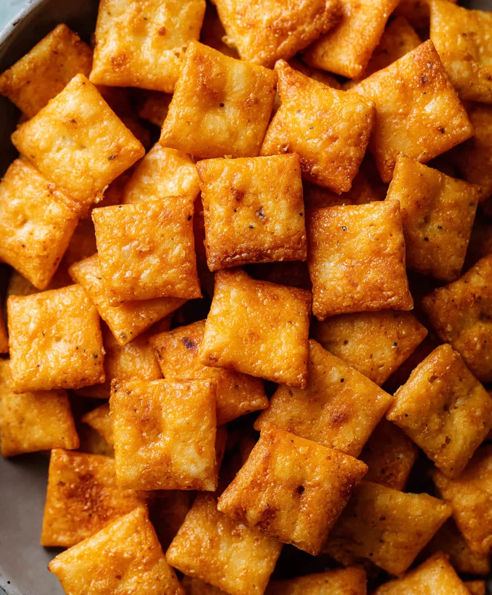 Homemade Cheez-Its - Irresistible Cheddar Crackers