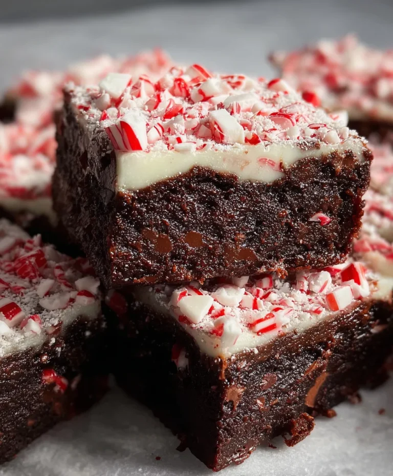 Easy Peppermint Brownies-Decadent Chocolate Treat