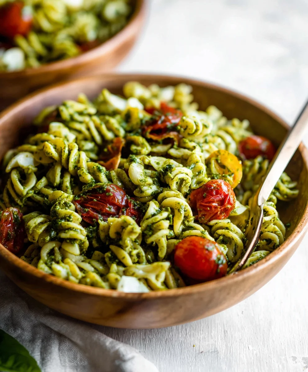 Easy Pesto Pasta Salad Recipe- Delicious & Quick