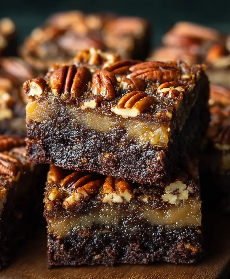 Fudgy Pecan Pie Brownies- Decadent Dessert Bliss