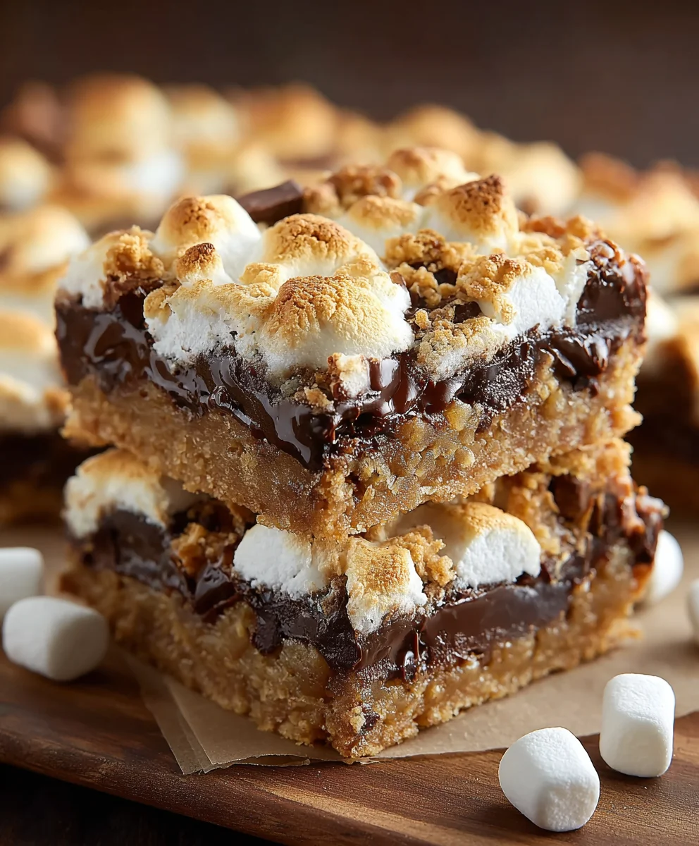 Smores Seven Layer Bar Recipe-Decadent Dessert Delight