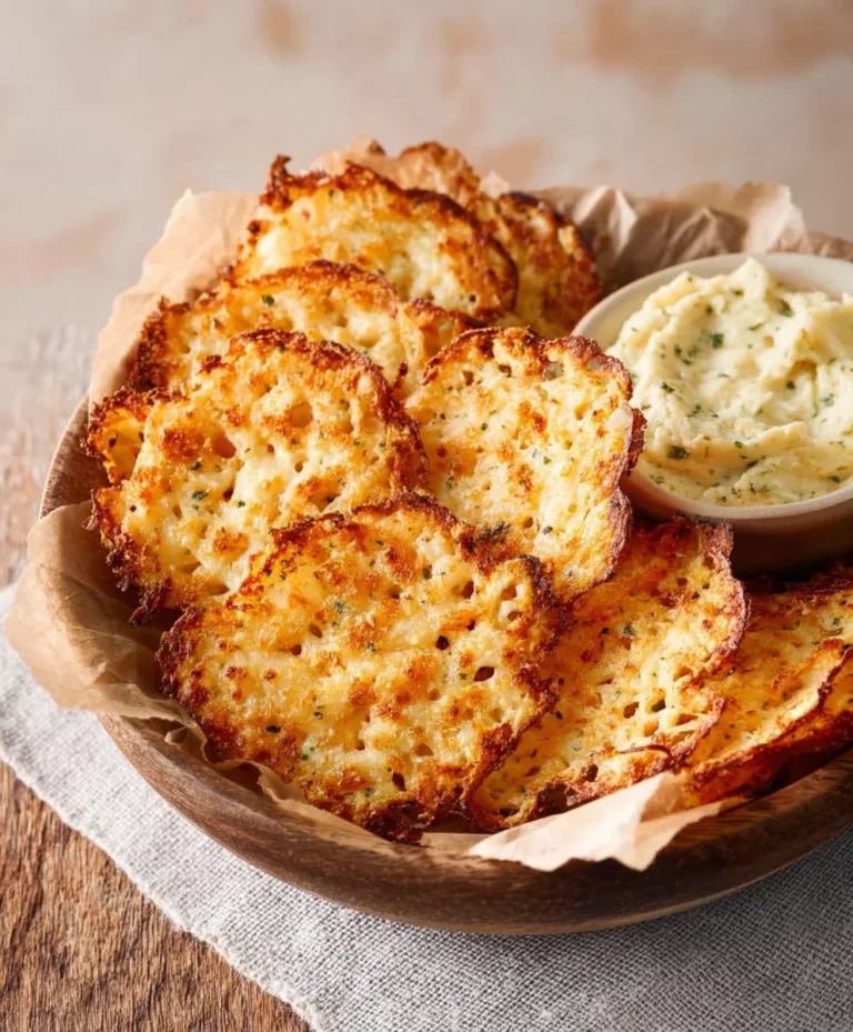 Crispy Cottage Cheese Chips – Easy Low-Carb Snack