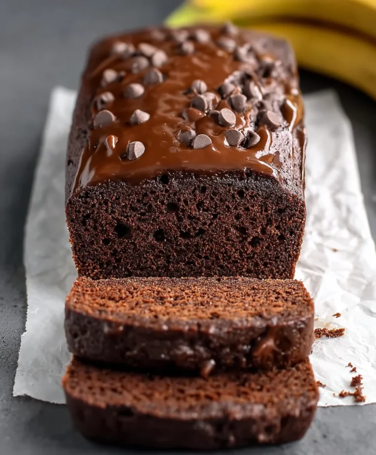 Healthy Chocolate Banana Bread-Guilt Free Treat