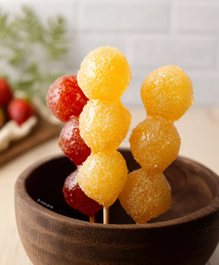 Easy Tanghulu Recipe – Sweet Candied Fruit Skewers