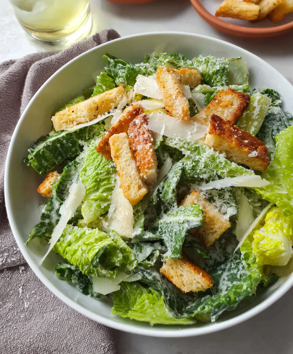 Easy Vegetarian Caesar Salad - Delicious Meat-Free Twist