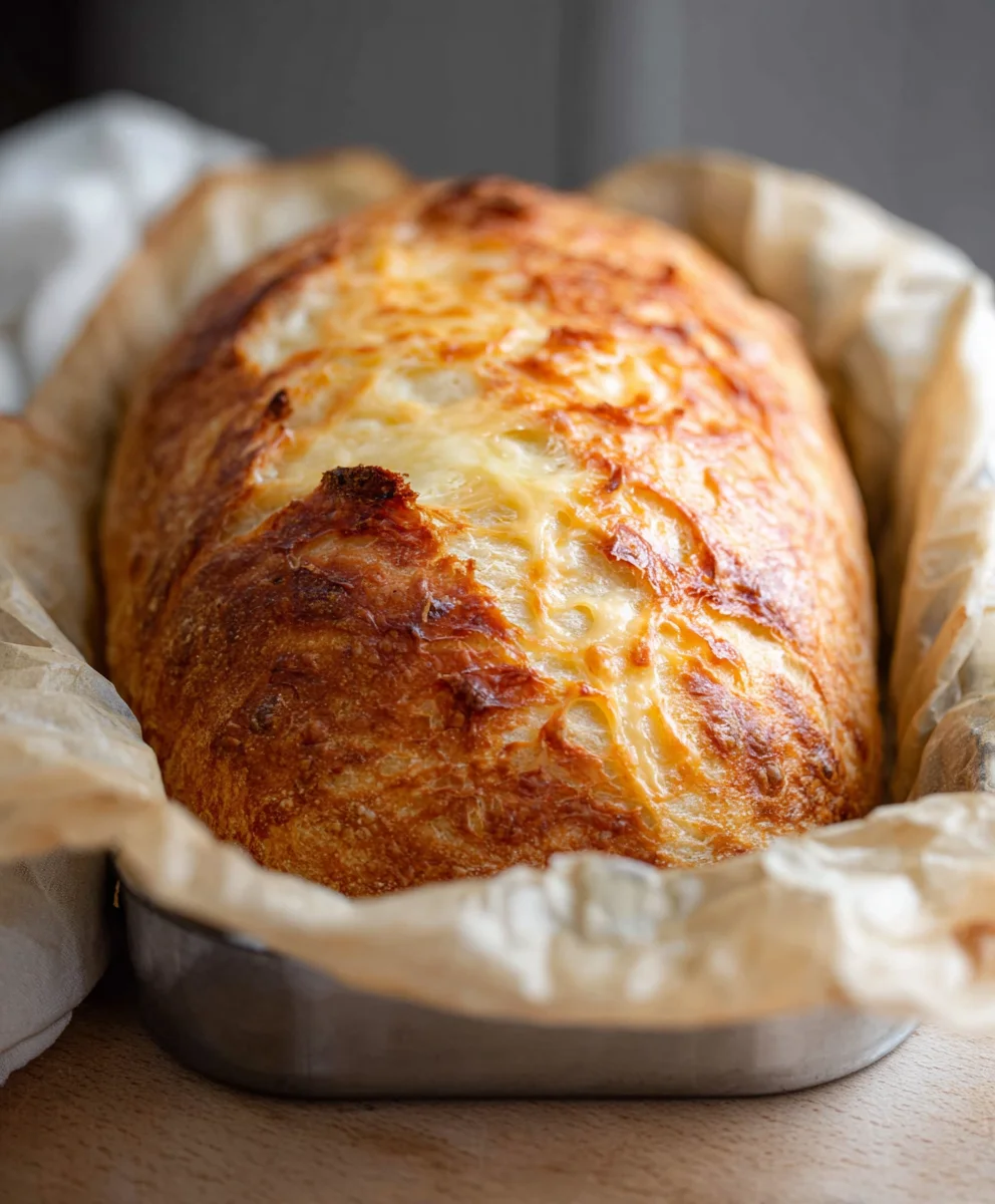Easy Sourdough Cheese Bread Recipe
