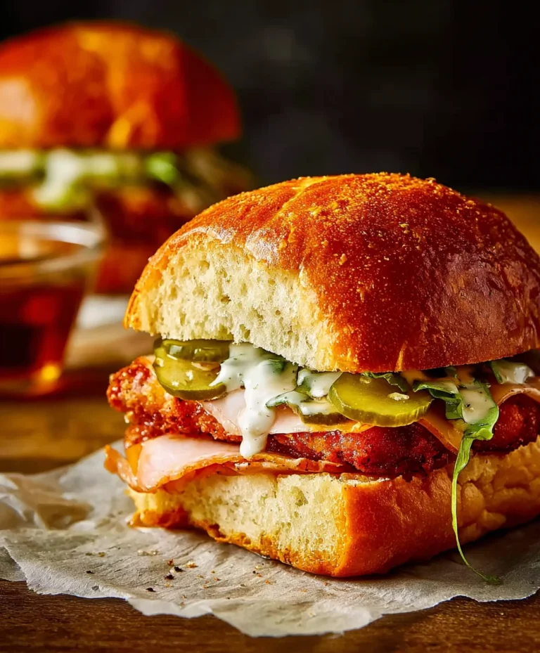 Spicy Baked Nashville Hot Beef Sandwich Recipe