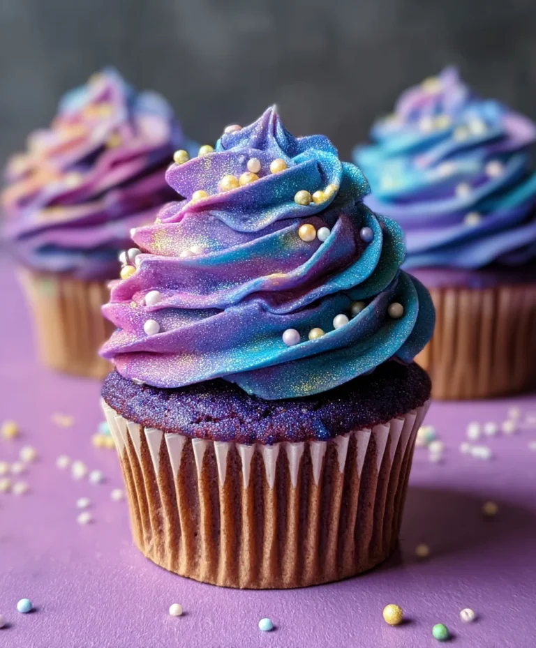 Galaxy Cupcakes – Easy Swirled Cosmic Treat Recipes