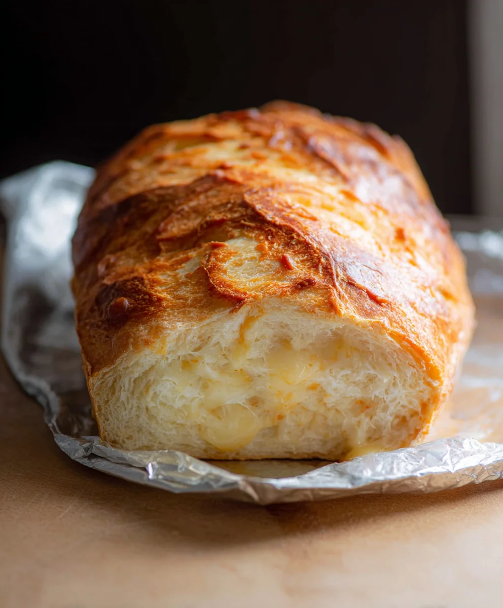 Easy Sourdough Cheese Bread Recipe