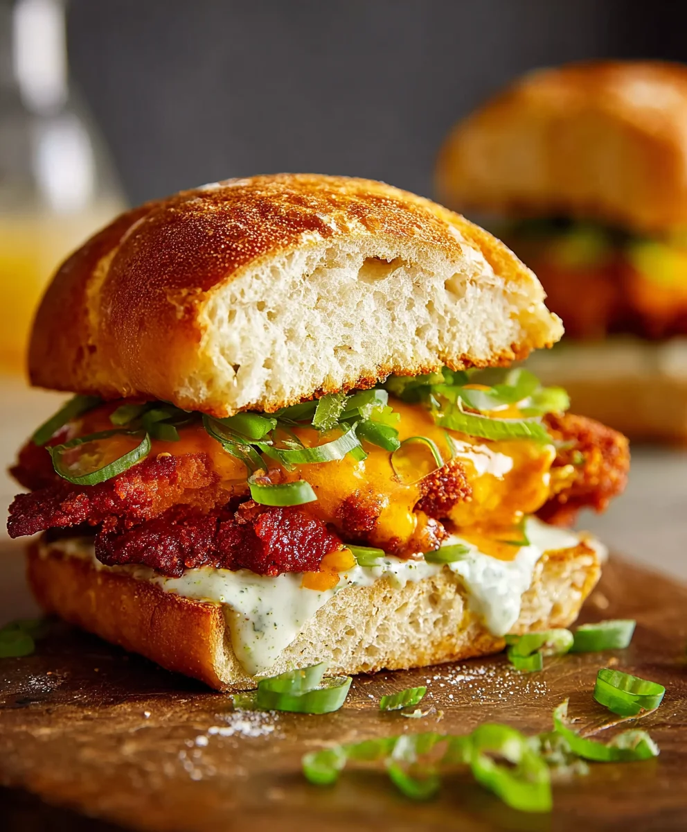 Spicy Baked Nashville Hot Beef Sandwich Recipe