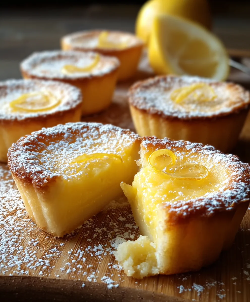Baby Lemon Impossible Pies- Easy No-Bake Treat